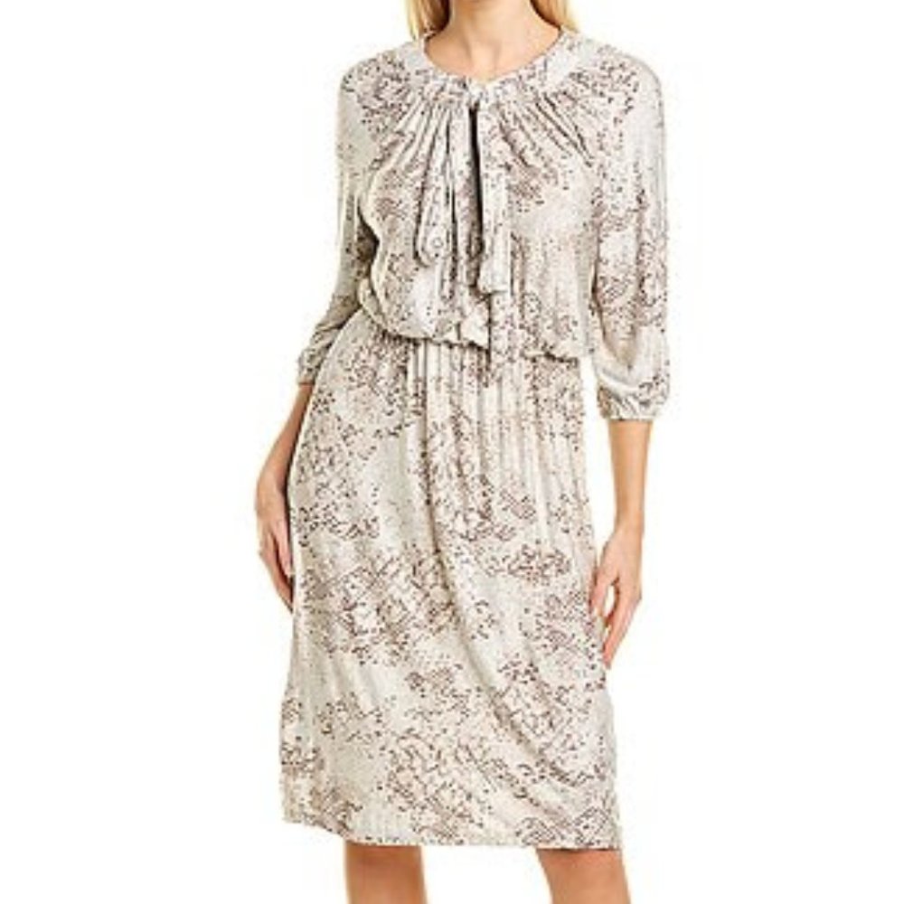 Melissa Masse Jersey Midi Dress NWOT